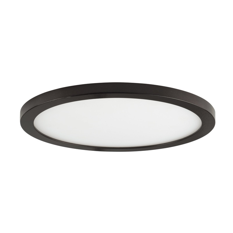 Maxim 58736WTBZ Wafer LED Flush Mount, Bronze