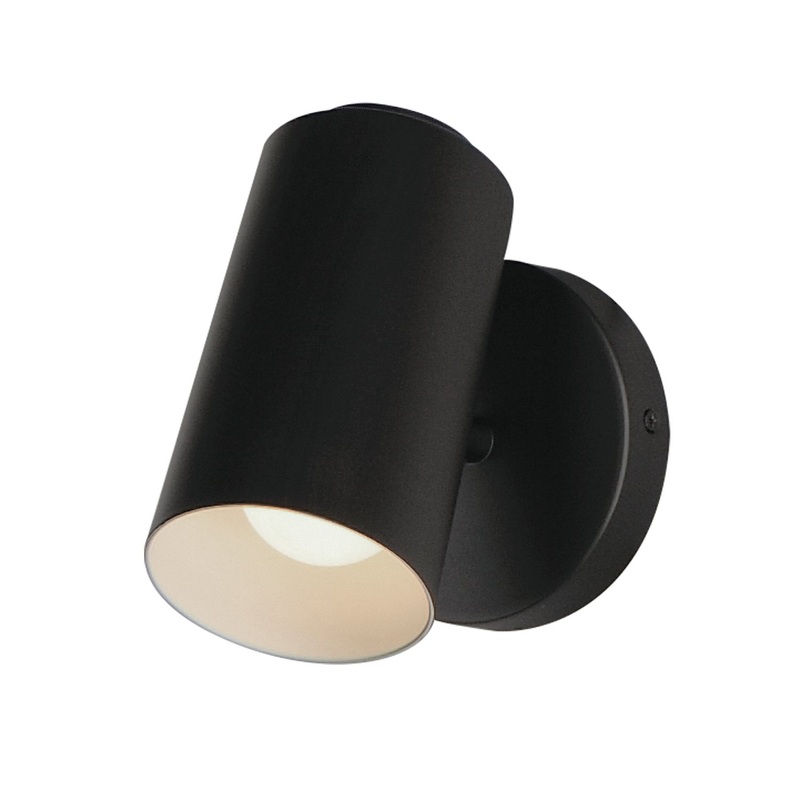 Maxim 62001BK Spot Light LED Outdoor Wall Sconce, Black