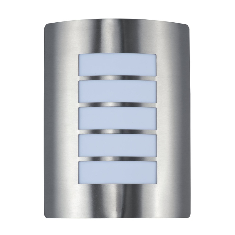Maxim 64331WTSST View LED E26 LED Outdoor Wall Sconce, Stainless Steel