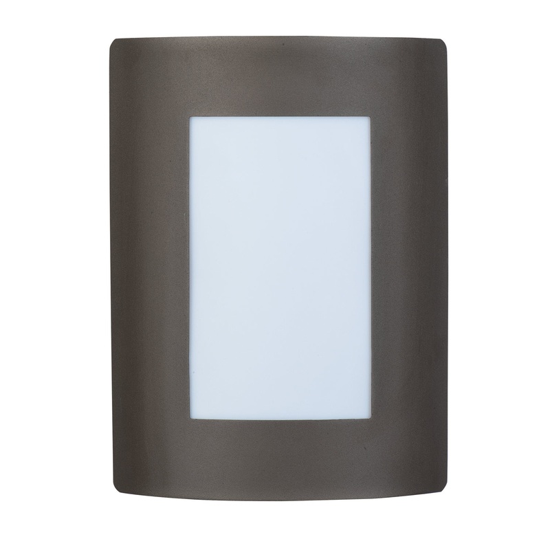 Maxim 64332WTBZ View LED E26 LED Outdoor Wall Sconce, Bronze