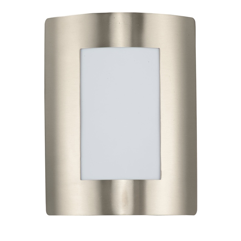 Maxim 64332WTSST View LED E26 LED Outdoor Wall Sconce, Stainless Steel