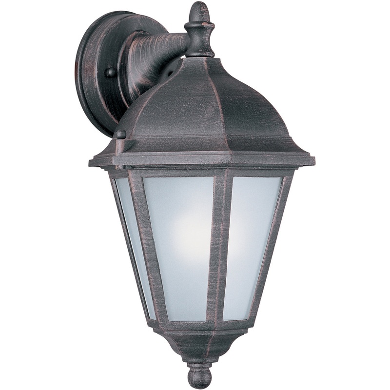 Maxim 65100RP Westlake LED E26 LED Outdoor Wall Sconce, Rust Patina