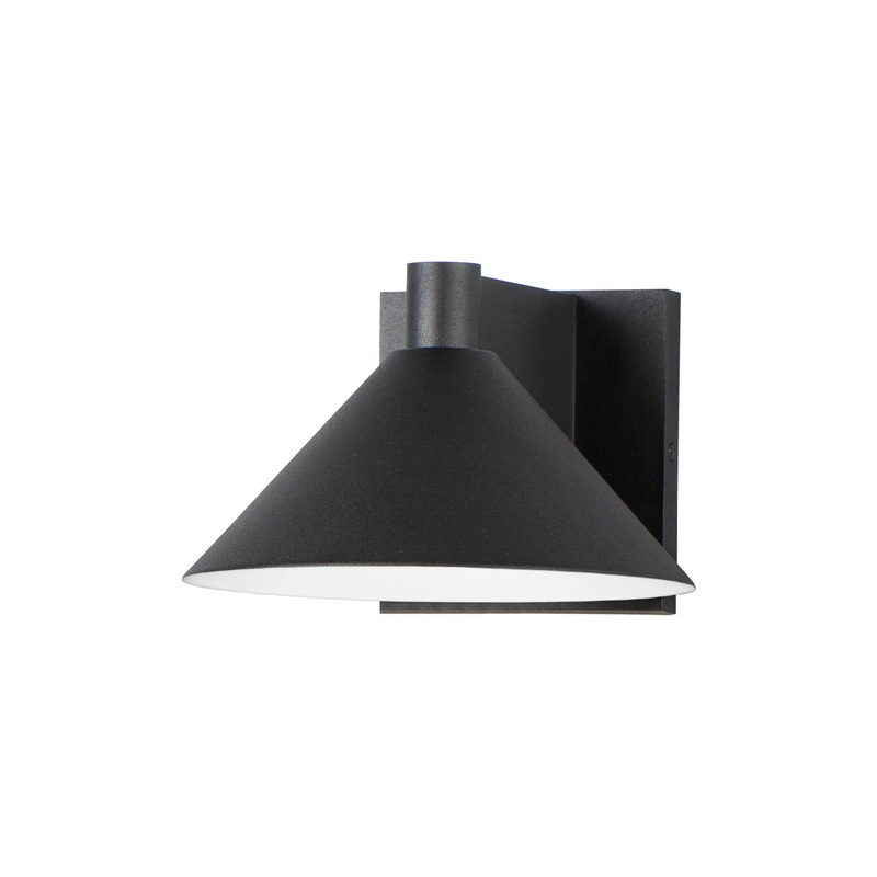 Maxim 86141BK Conoid LED LED Outdoor Wall Sconce, Black