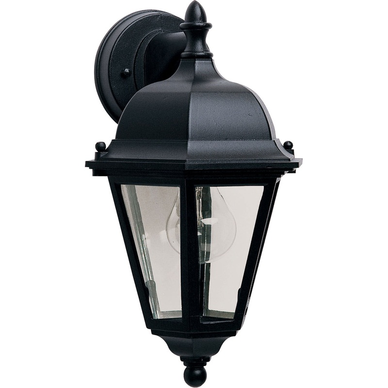 Maxim 1000BK Westlake One Light Outdoor Wall Lantern, Black