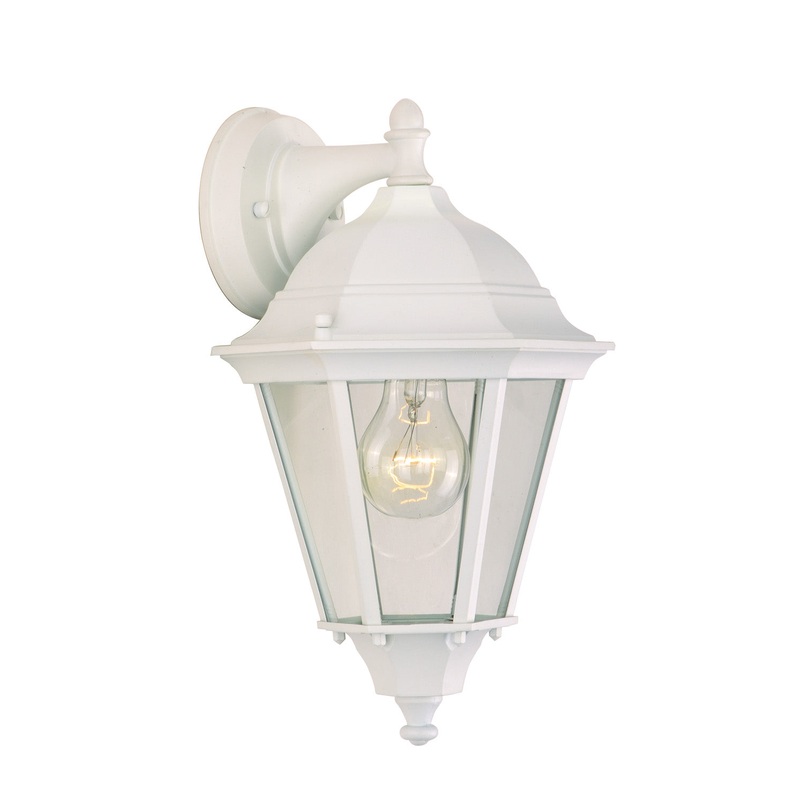 Maxim 1000WT Westlake One Light Outdoor Wall Lantern, White