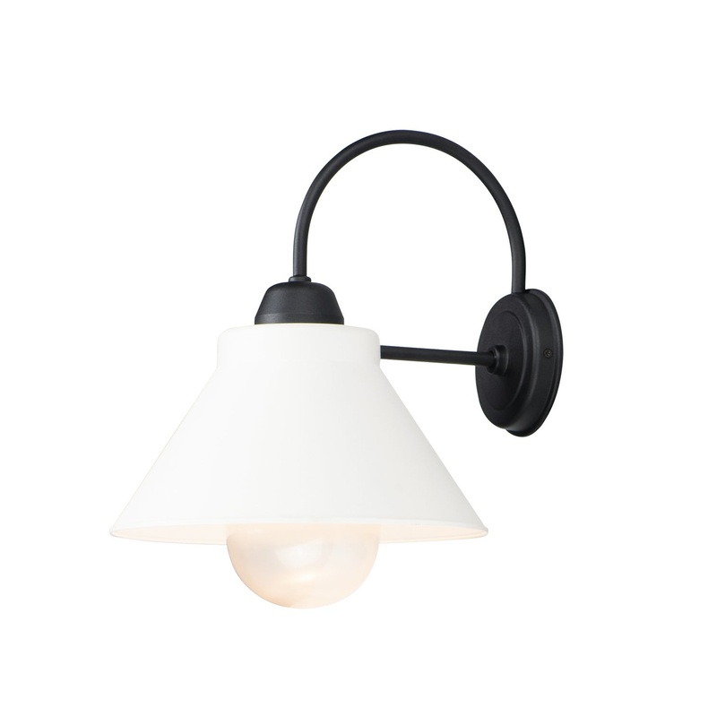 Maxim 10290WTBK Jetty One Light Outdoor Wall Lantern, Black