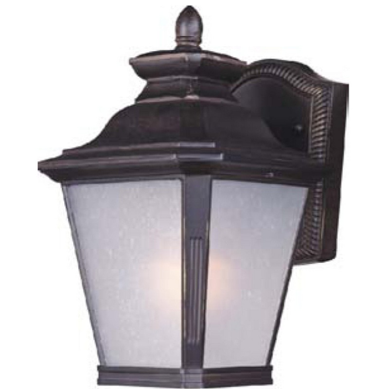 Maxim 1123FSBZ Knoxville One Light Outdoor Wall Lantern, Bronze