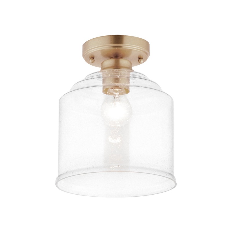 Maxim 12270CDHR Acadia One Light Semi-Flush Mount, Heritage