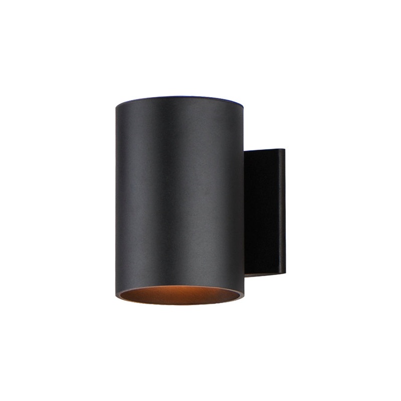 Maxim 26101BK Outpost One Light Outdoor Wall Lantern, Black