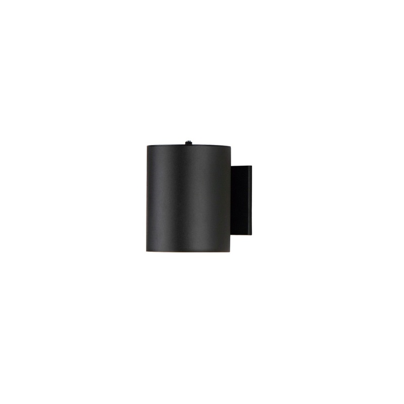 Maxim 26101BK/PHC Outpost One Light Outdoor Wall Lantern, Black