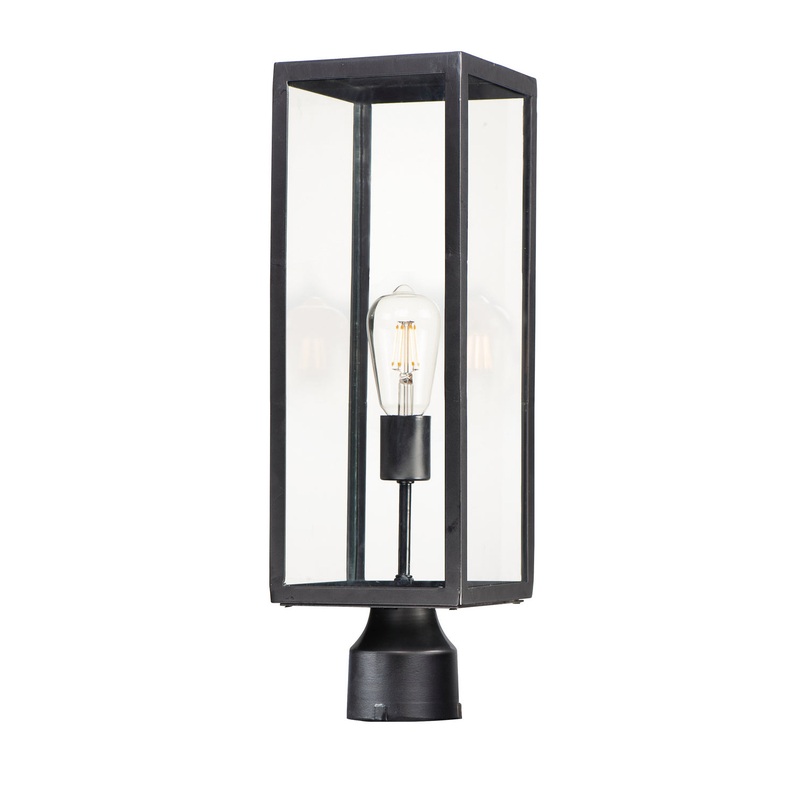 Maxim 30090CLDBZ Catalina One Light Outdoor Pole/Post Lantern, Dark Bronze