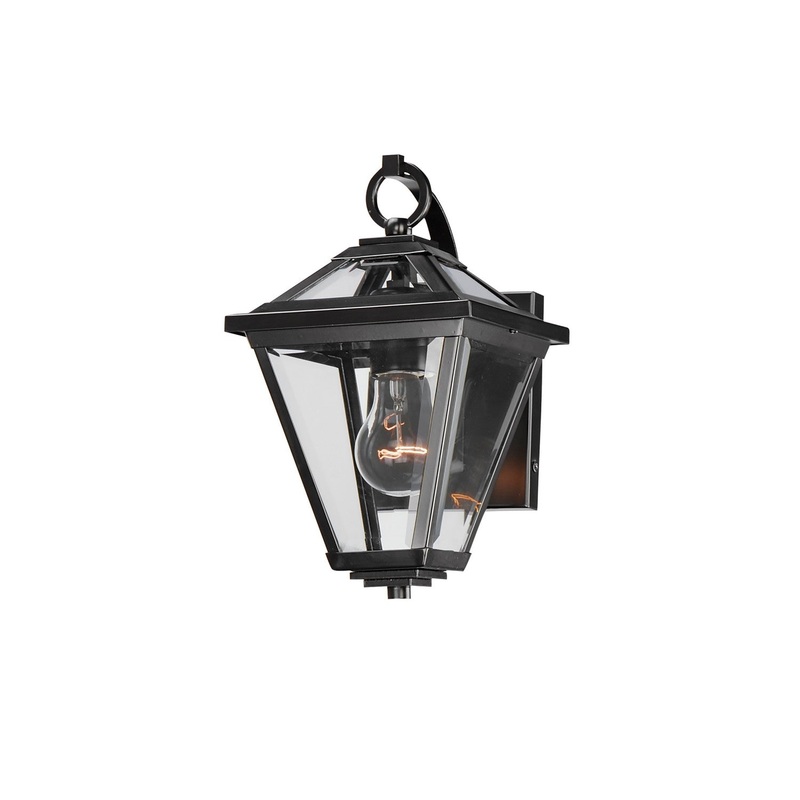 Maxim 30562CLBK Prism One Light Wall Sconce, Black