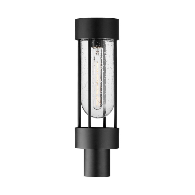Maxim 30580CDBK Millennial One Light Outdoor Post/Pier Mount, Black