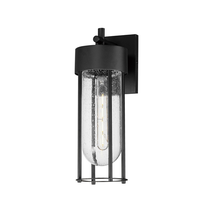 Maxim 30582CDBK Millennial One Light Outdoor Wall Sconce, Black