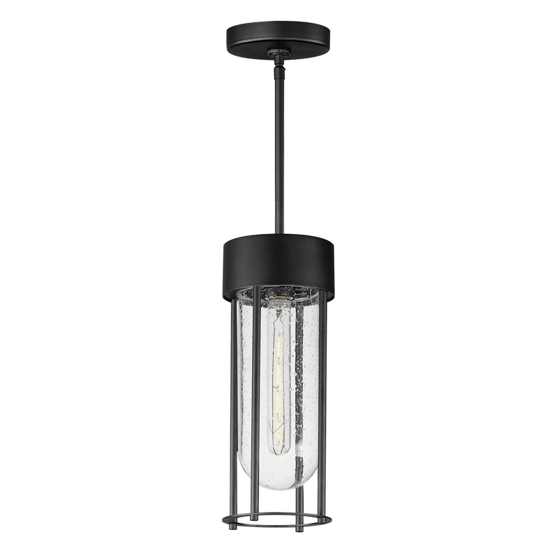Maxim 30587CDBK Millennial One Light Outdoor Pendant, Black