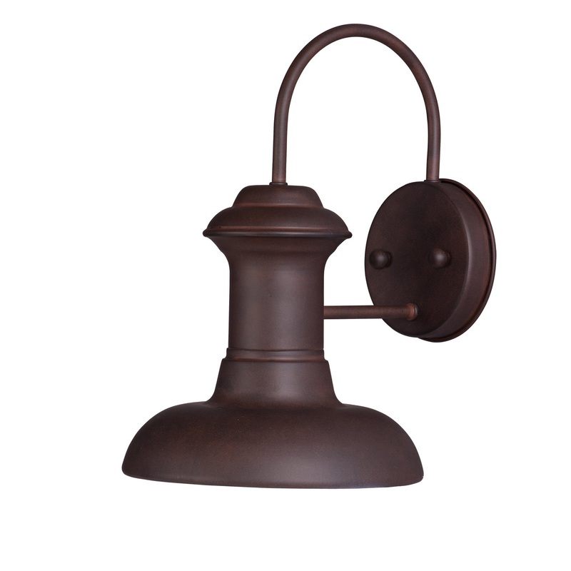 Maxim 35002EB Wharf One Light Outdoor Wall Lantern, Empire Bronze