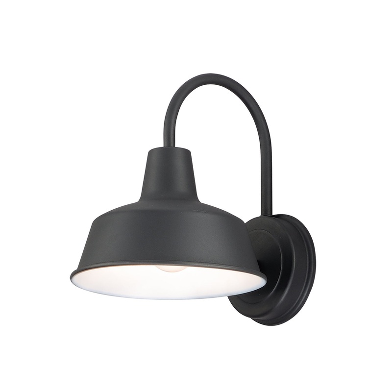 Maxim 35015BK Pier M One Light Outdoor Wall Lantern, Black