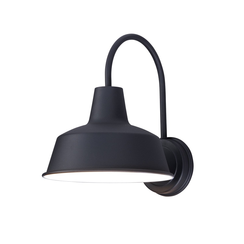 Maxim 35016BK Pier M One Light Outdoor Wall Lantern, Black