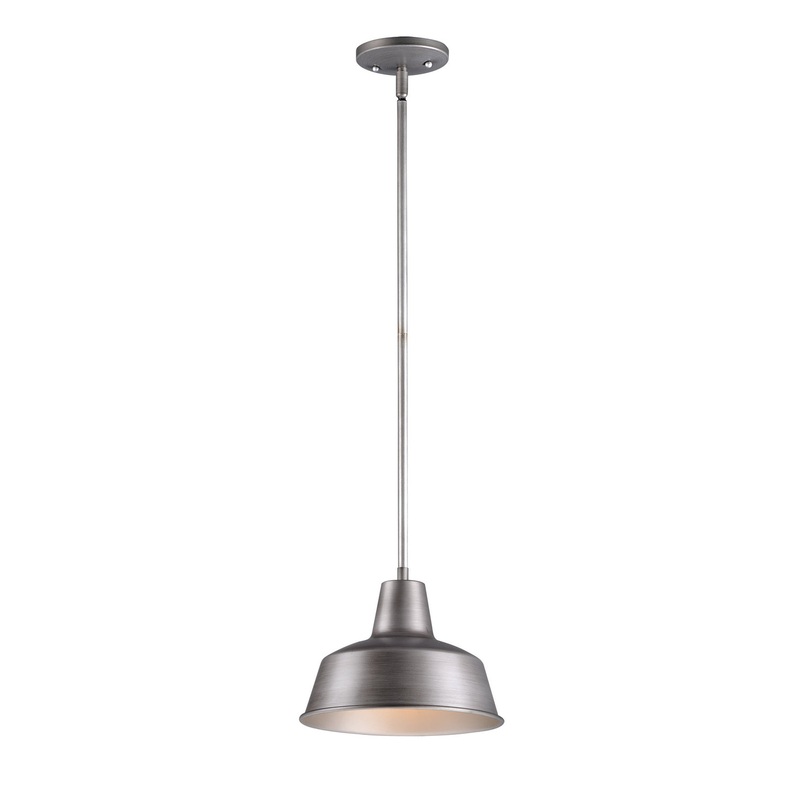 Maxim 35017WZ Pier M One Light Outdoor Pendant, Weathered Zinc