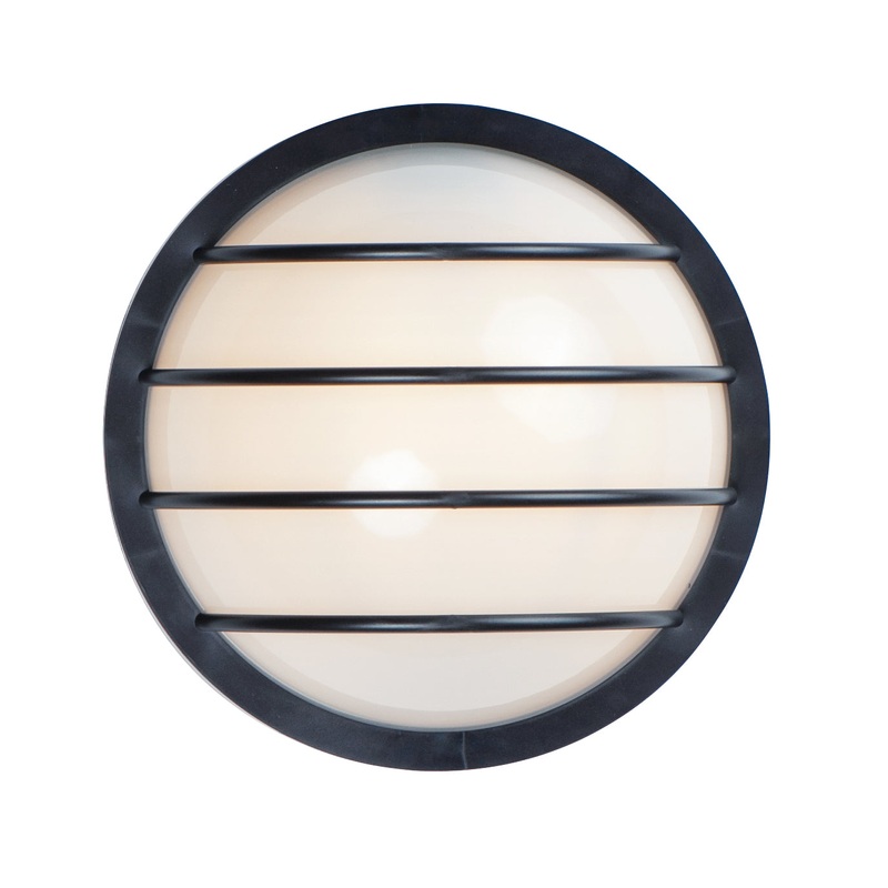 Maxim 51112FTBK Bulwark LED Outdoor Wall Sconce, Black