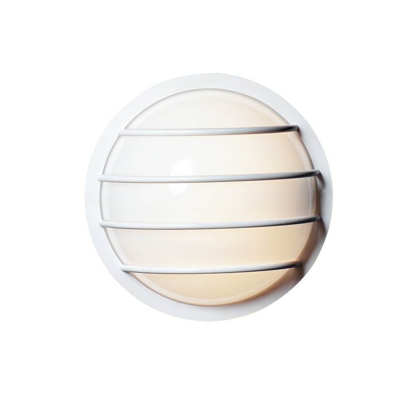 Maxim 51112FTWT Bulwark LED Outdoor Wall Sconce, White