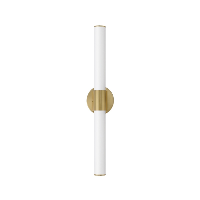 Maxim 52504WTNAB Tubo LED Bath Vanity, Natural Aged Brass