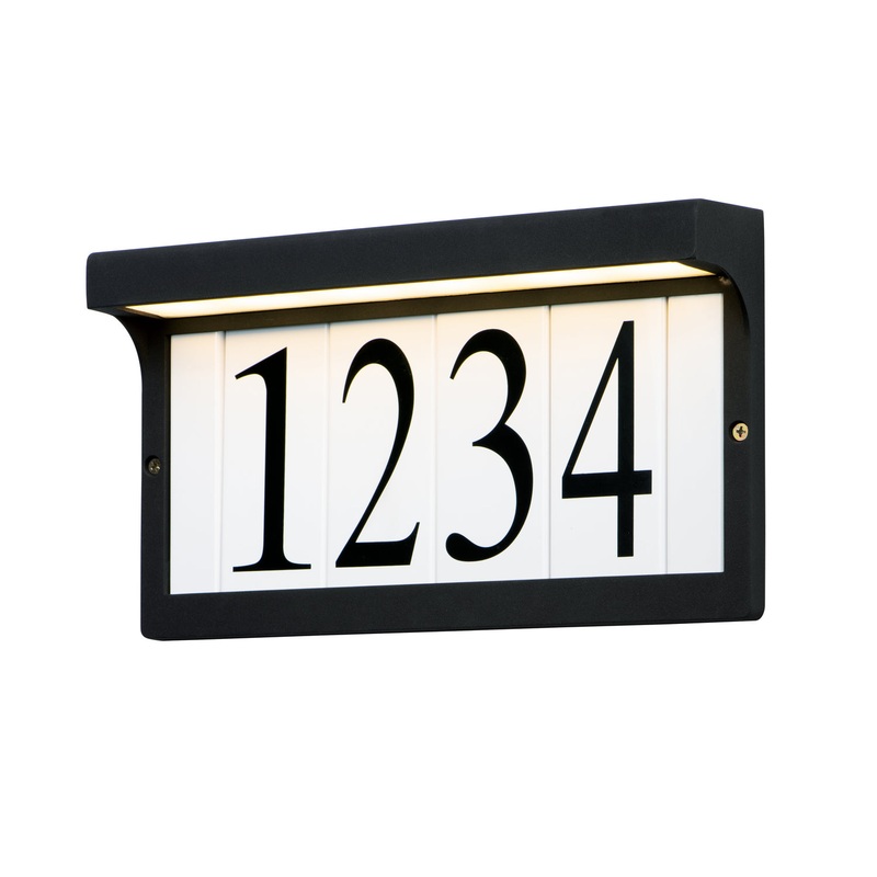 Maxim 53610BK Address LED Outdoor Wall Sconce, Black