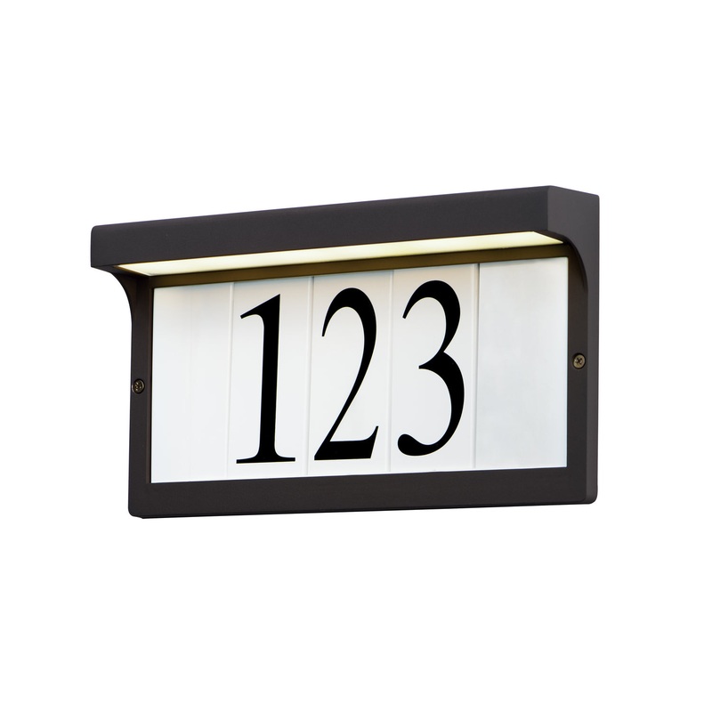 Maxim 53610BZ Address LED Outdoor Wall Sconce, Bronze