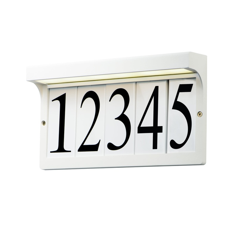 Maxim 53610WT Address LED Outdoor Wall Sconce, White