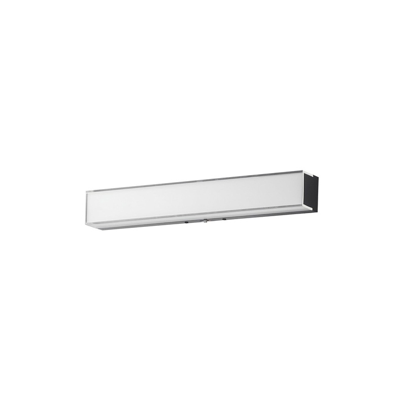 Maxim 59000CLFTBK Edge LED Bath Vanity, Black