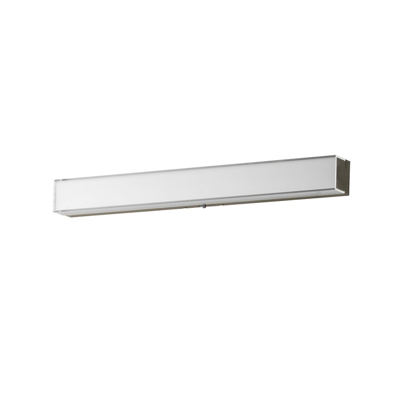Maxim 59002CLFTSN Edge LED Bath Vanity, Satin Nickel