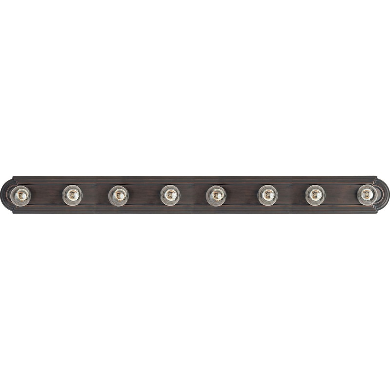 Maxim 7128OI Essentials - 712x Eight Light Bath Vanity, Oil Rubbed Bronze