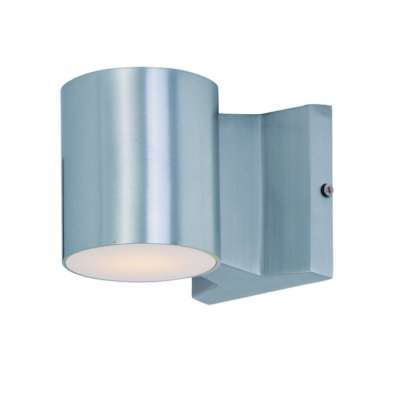 Maxim 86106AL Lightray LED LED Outdoor Wall Sconce, Brushed Aluminum