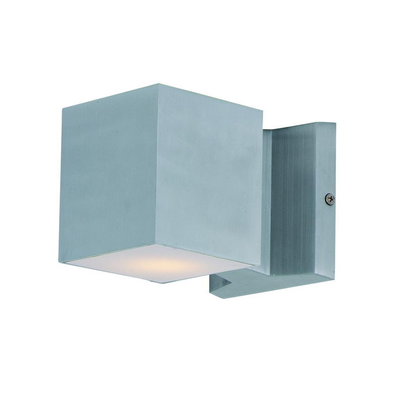 Maxim 86107AL Lightray LED LED Outdoor Wall Sconce, Brushed Aluminum