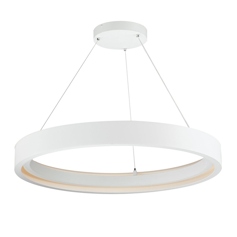 ET2 E35106-MW iCorona WiZ LED Pendant, Matte White
