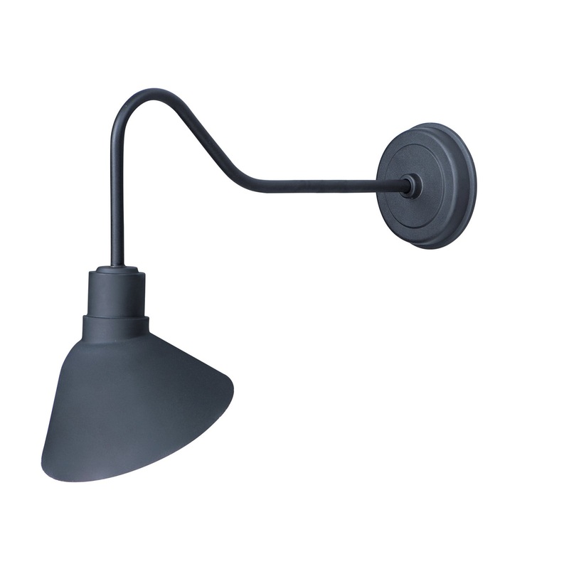 Maxim 10116BK Signlite One Light Outdoor Wall Lantern, Black