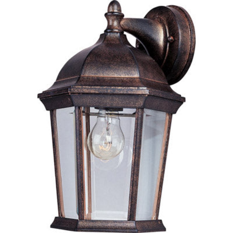 Maxim 1024EB Builder Cast One Light Outdoor Wall Lantern, Empire Bronze