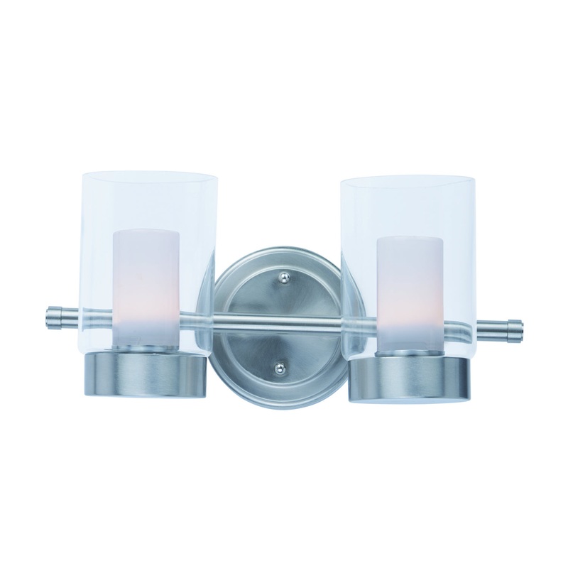 Maxim 30262CLFTSN Mod LED Bath Vanity, Satin Nickel
