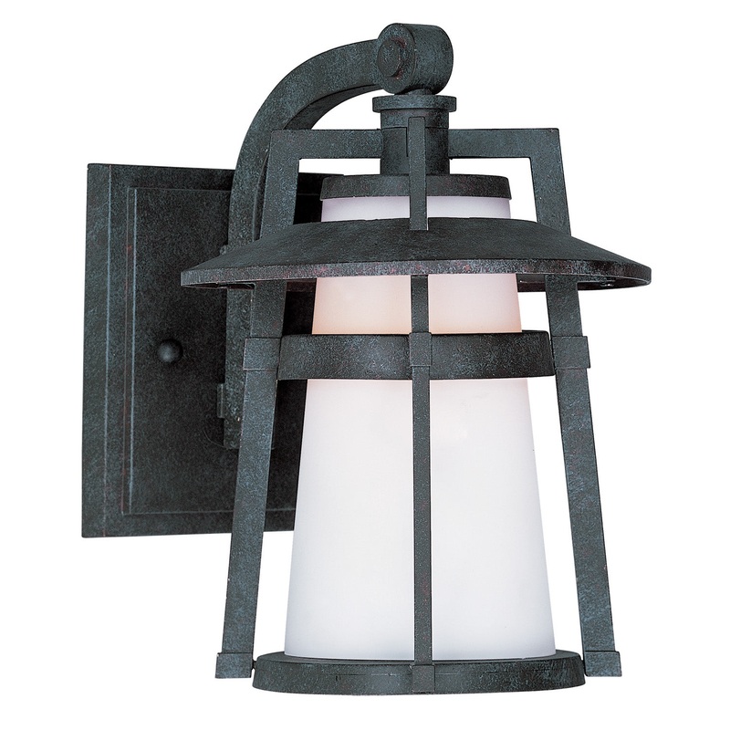 Maxim 3532SWAE Calistoga One Light Outdoor Wall Lantern, Adobe
