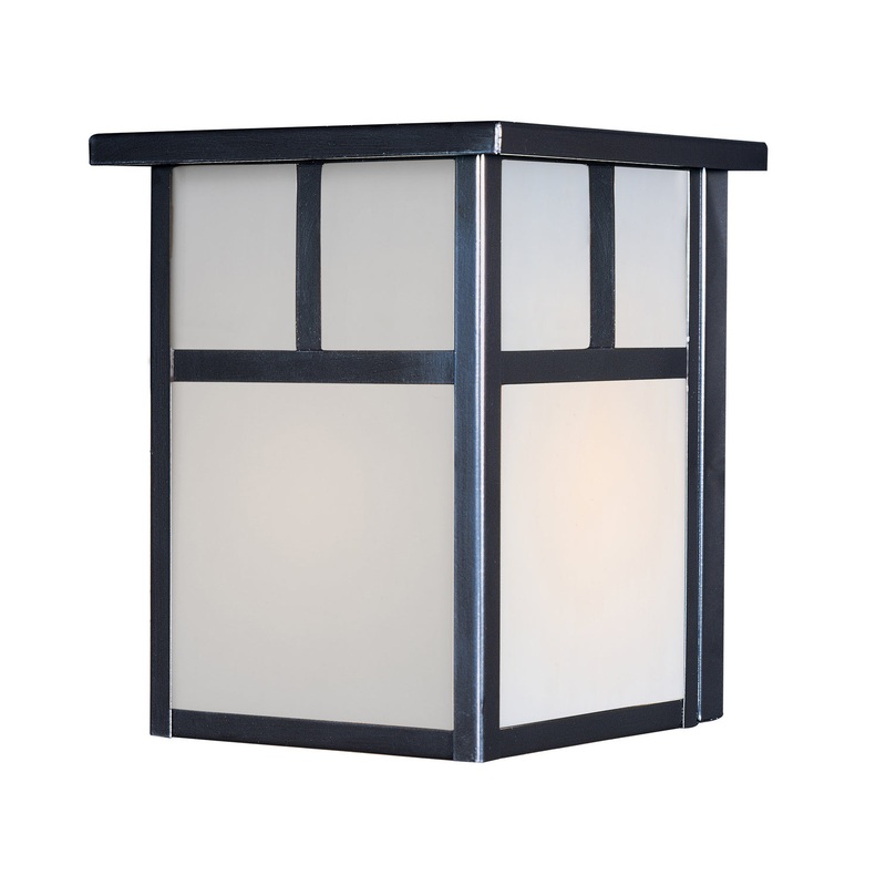 Maxim 4050WTBK Coldwater One Light Outdoor Wall Lantern, Black