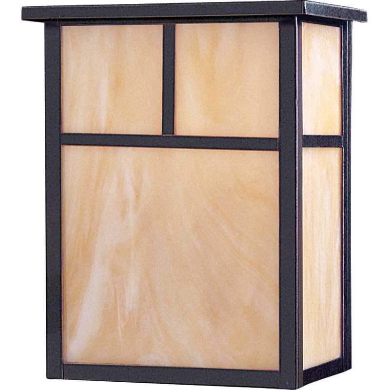 Maxim 4051HOBU Coldwater Two Light Outdoor Wall Lantern, Burnished