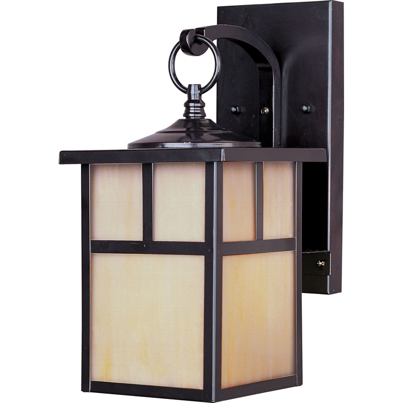 Maxim 4053HOBU Coldwater One Light Outdoor Wall Lantern, Burnished