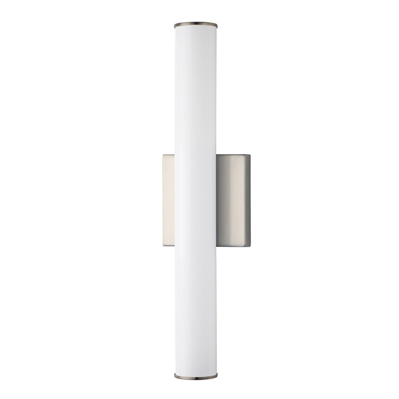 Maxim 52100SN Rail LED Bath Vanity, Satin Nickel