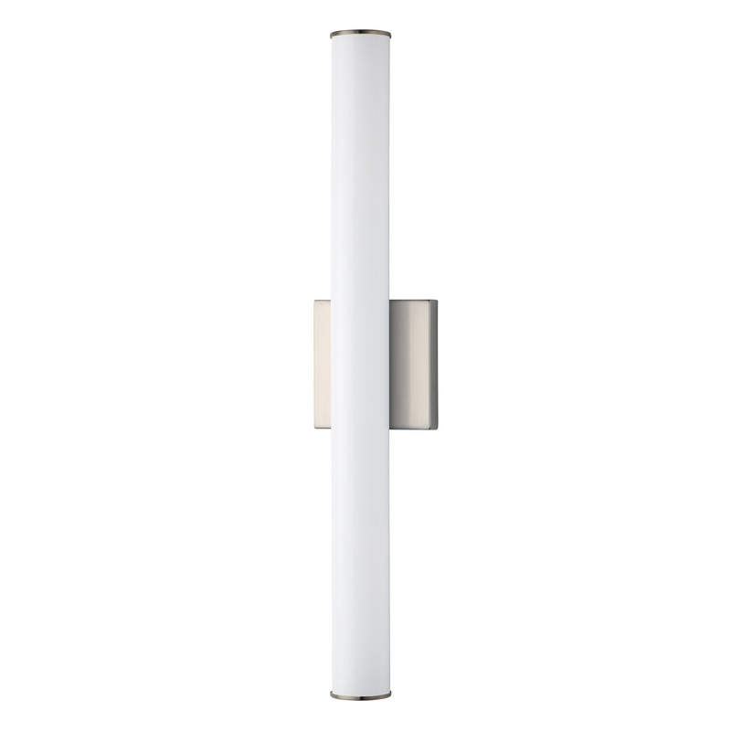 Maxim 52102SN Rail LED Bath Vanity, Satin Nickel