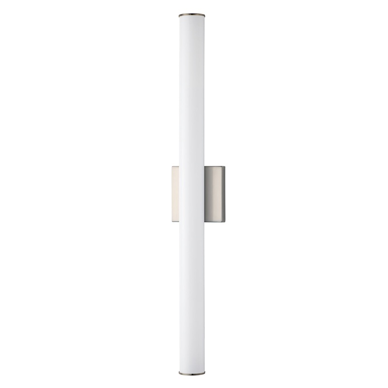 Maxim 52103SN Rail LED Bath Vanity, Satin Nickel