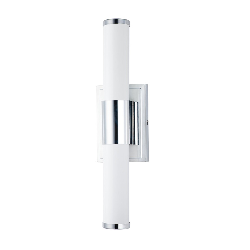 Maxim 52114WTPC Optic LED Bath Vanity, Polished Chrome