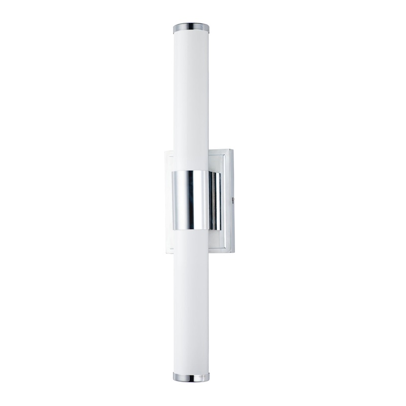 Maxim 52115WTPC Optic LED Bath Vanity, Polished Chrome