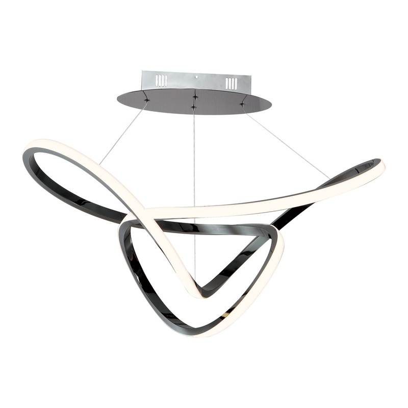 ET2 E20454-BC Perpetual LED Pendant, Black Chrome