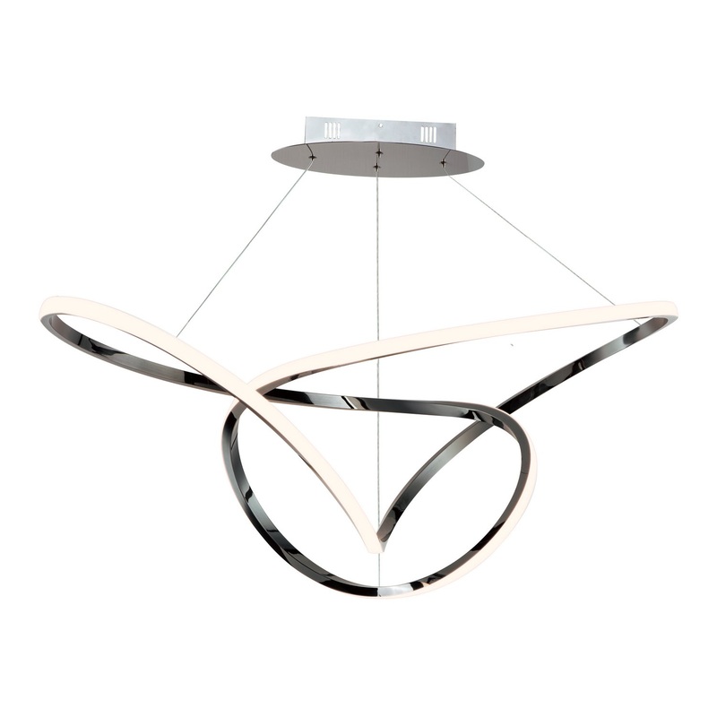 ET2 E20456-BC Perpetual LED Pendant, Black Chrome