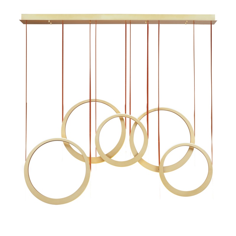 ET2 E24085-NAB Tether LED Pendant, Natural Aged Brass